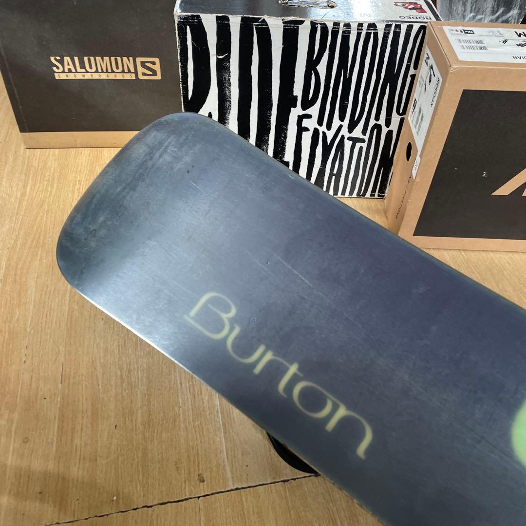 BURTON×ZUMA 未使用バイン付スノーボードセット テリエモデル バートン