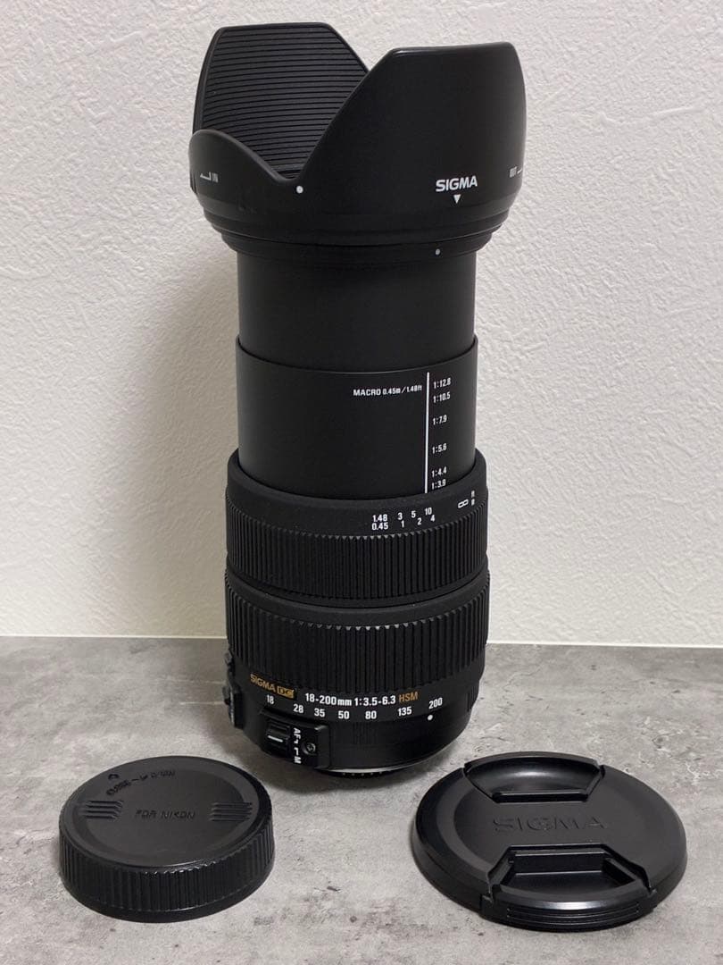 ⭐️美品⭐️ SIGMA DC 18-200mm f3.5-6.3 HSM ニコン用