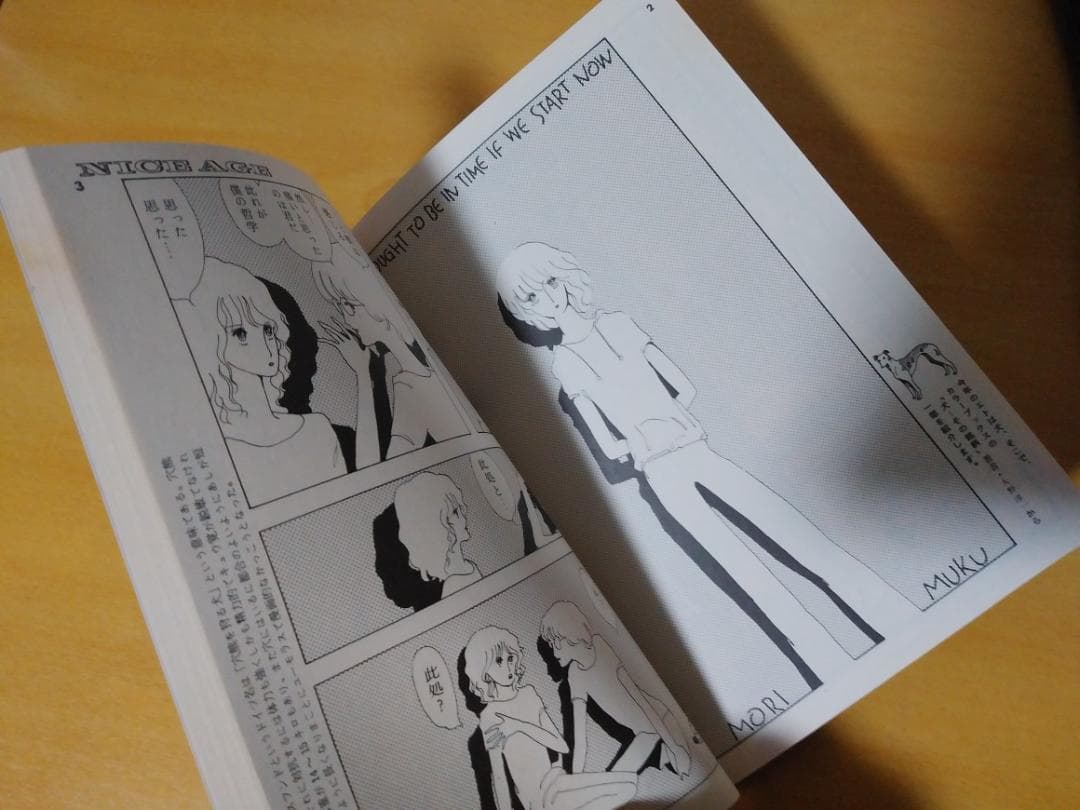 nice age 創刊号 森博嗣 ささきすばる 同人誌 漫画 森むく 1982