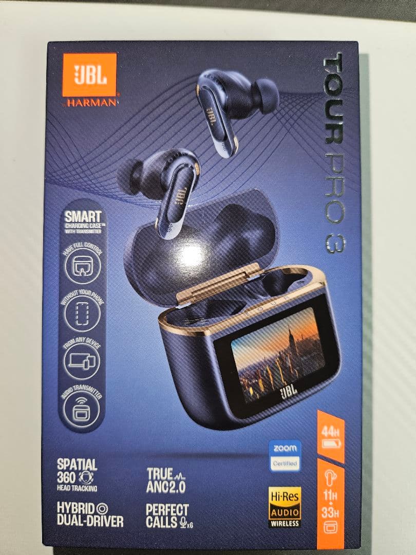 新品未開封】JBL TOUR PRO 3 ネイビー（ミッドナイトブルー） - メルカリ