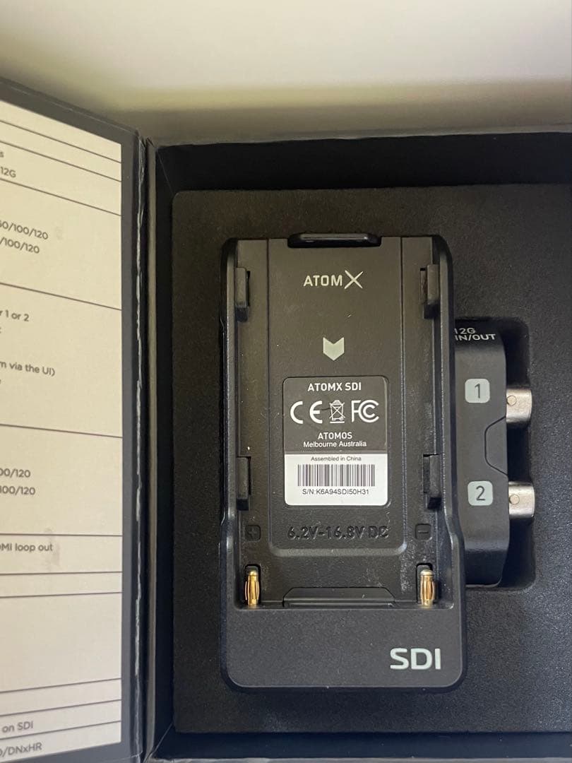 【ジャンク】ATOMX SDI 拡張モジュール ATOMXSDI01 Amazon.co.jp: ATOMOS アトモス NINJA V用SDIモジュール AtomX SDI