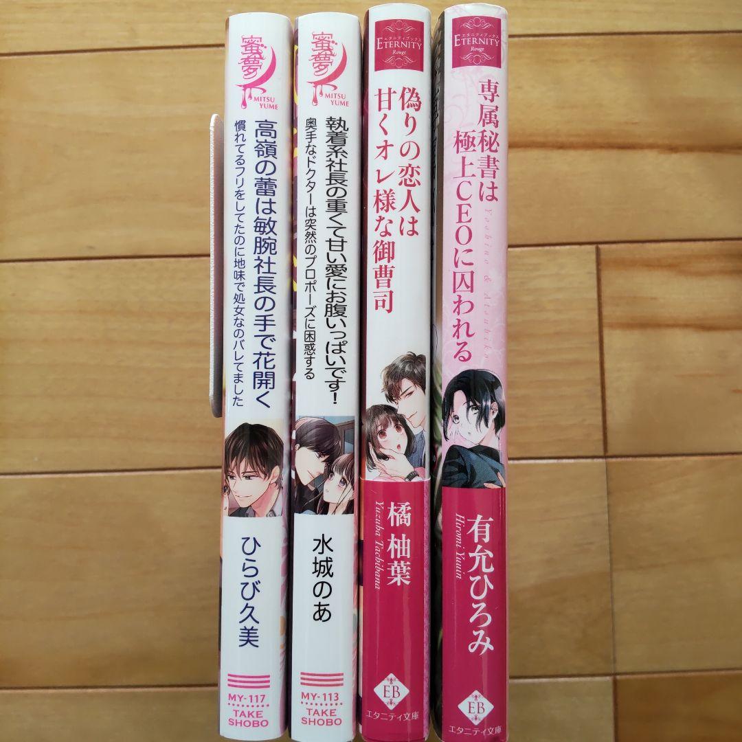 TL小説 蜜夢文庫2冊 エタニティ文庫2冊 - メルカリ