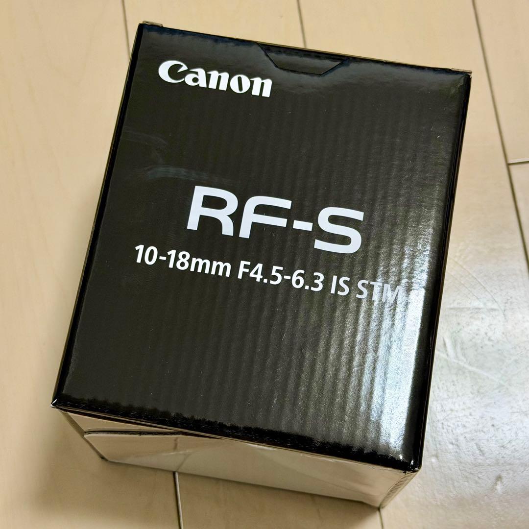 新品・保証有 Canon RF-S10-18mm F4.5-6.3 IS STM