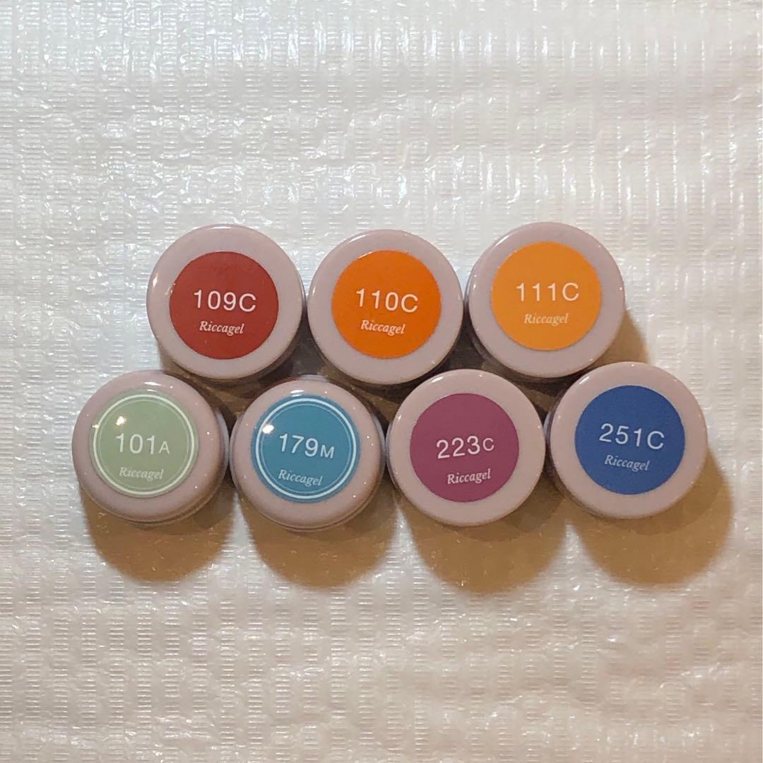 リッカジェル カラージェル 7点セット - メルカリ