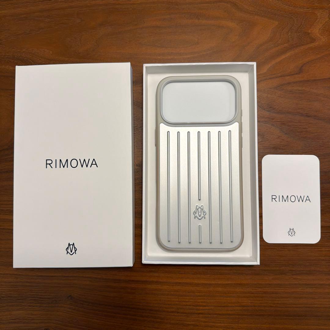 RIMOWA iPhone 17 Pro Maxケース シルバー 正規品 - メルカリ