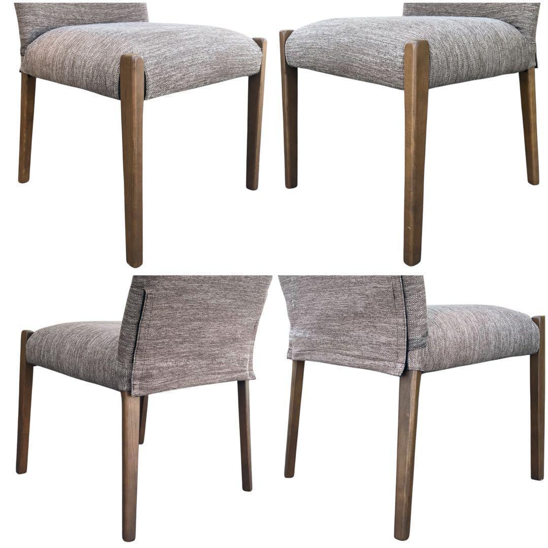 ニトリ Nコレクション ダイニングチェア2脚セット ミドルブラウン 引取