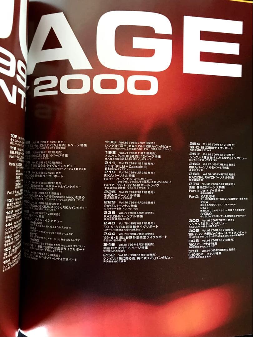 限定写真集SHOXX FILE3 ROUAGE 1994〜2000 ルアージュ - メルカリ