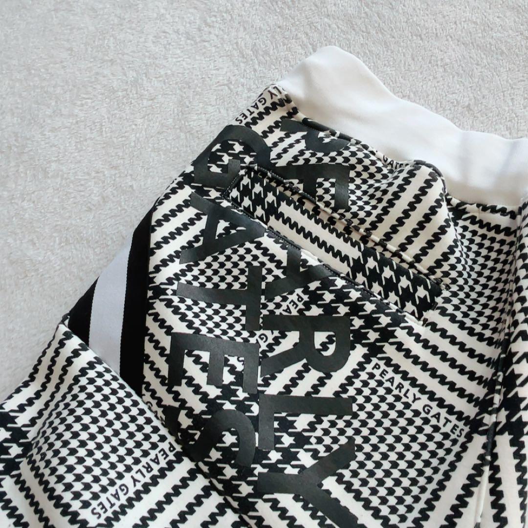 極美品 近年 パーリーゲイツ セットアップ 千鳥 パーカー チェック