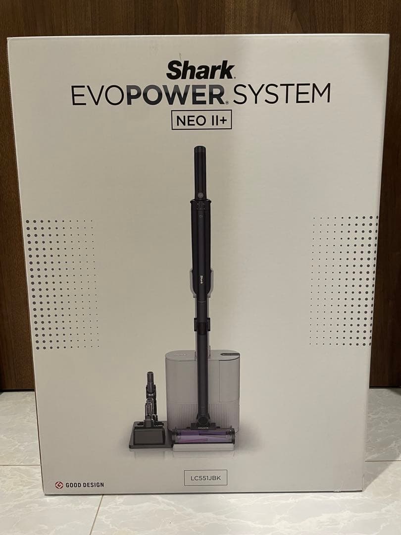新品Shark EVOPOWER SYSTEM NEO II+　LC551JBK Shark（シャーク） Shark EVOPOWER SYSTEM NEO II+ コードレス