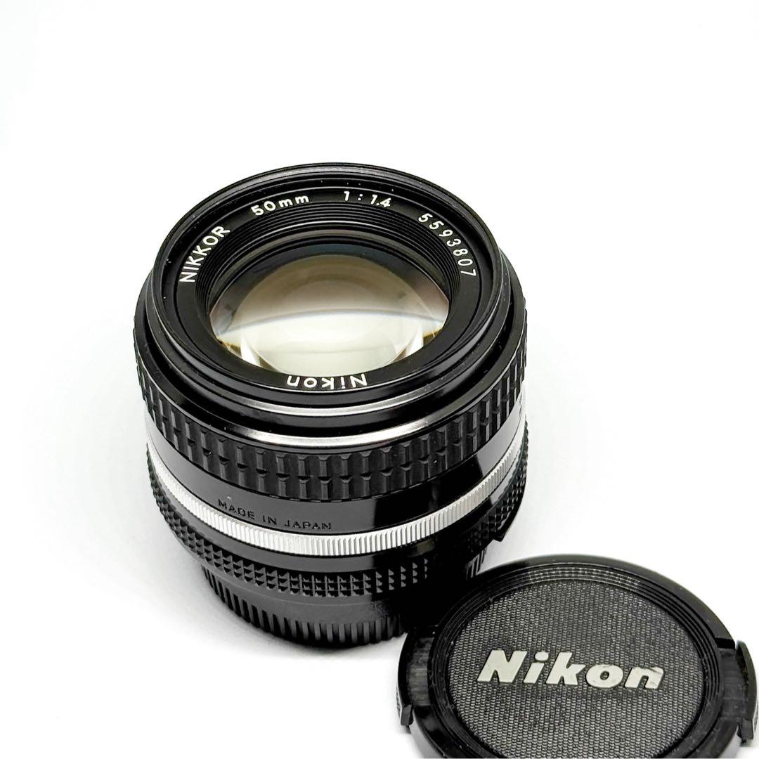 Nikon NIKKOR Ai-S 50mm F1.4 美品 Amazon.com : Nikon Nikkor 50mm f/1.4 AI-S : Camera Lens : Electronics