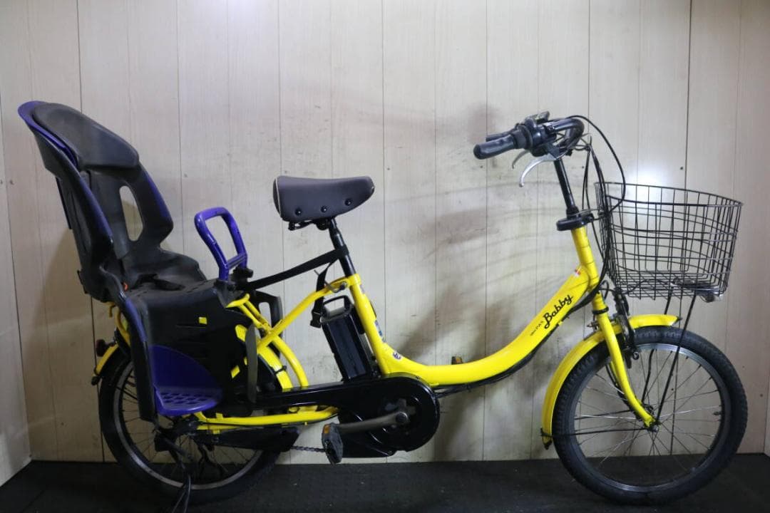 ヤマハPAS BABBY XOT2-0003 20インチ8.7AH YELLOW YAMAHA（ヤマハ） 【電動アシスト自転車 中古】ヤマハ パスバビー 色