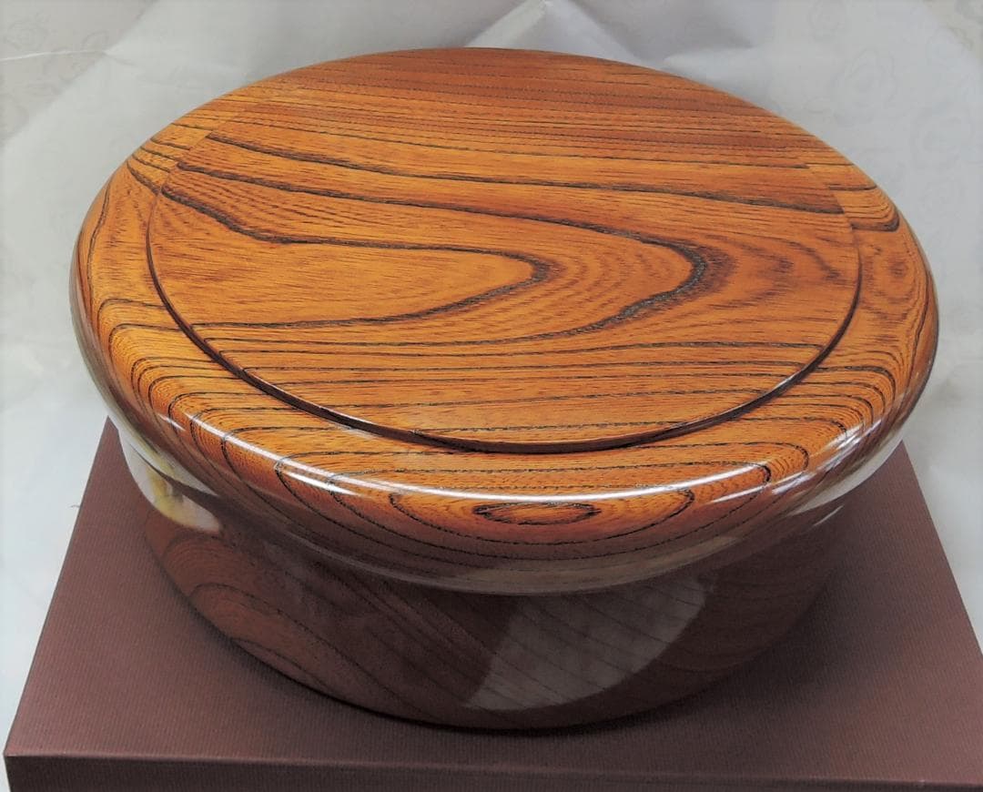 希少品！小田原漆器・本欅スリ漆11号茶櫃(ちゃびつ) - メルカリ