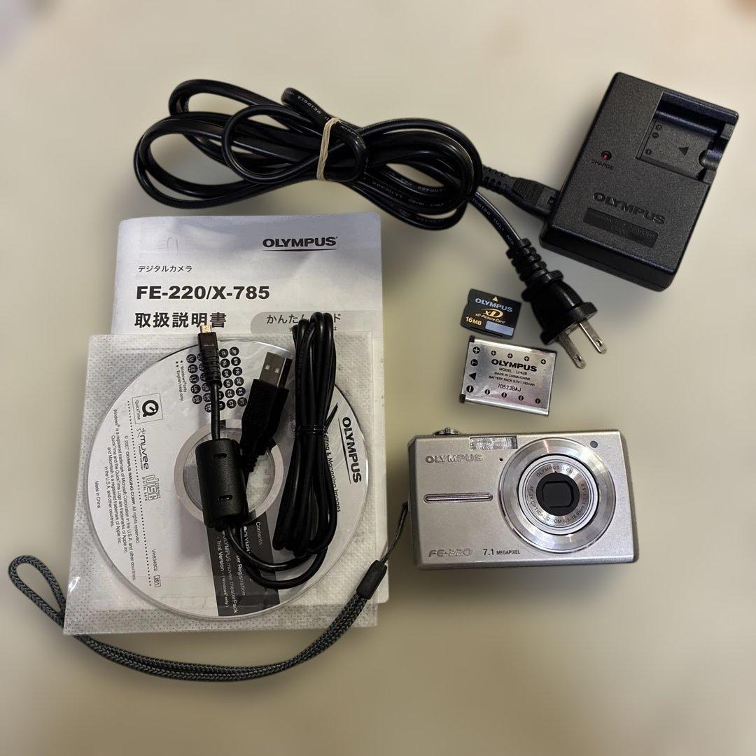 OLYMPUS FE-220 7.1メガピクセル デジタルカメラ OLYMPUS FE-220