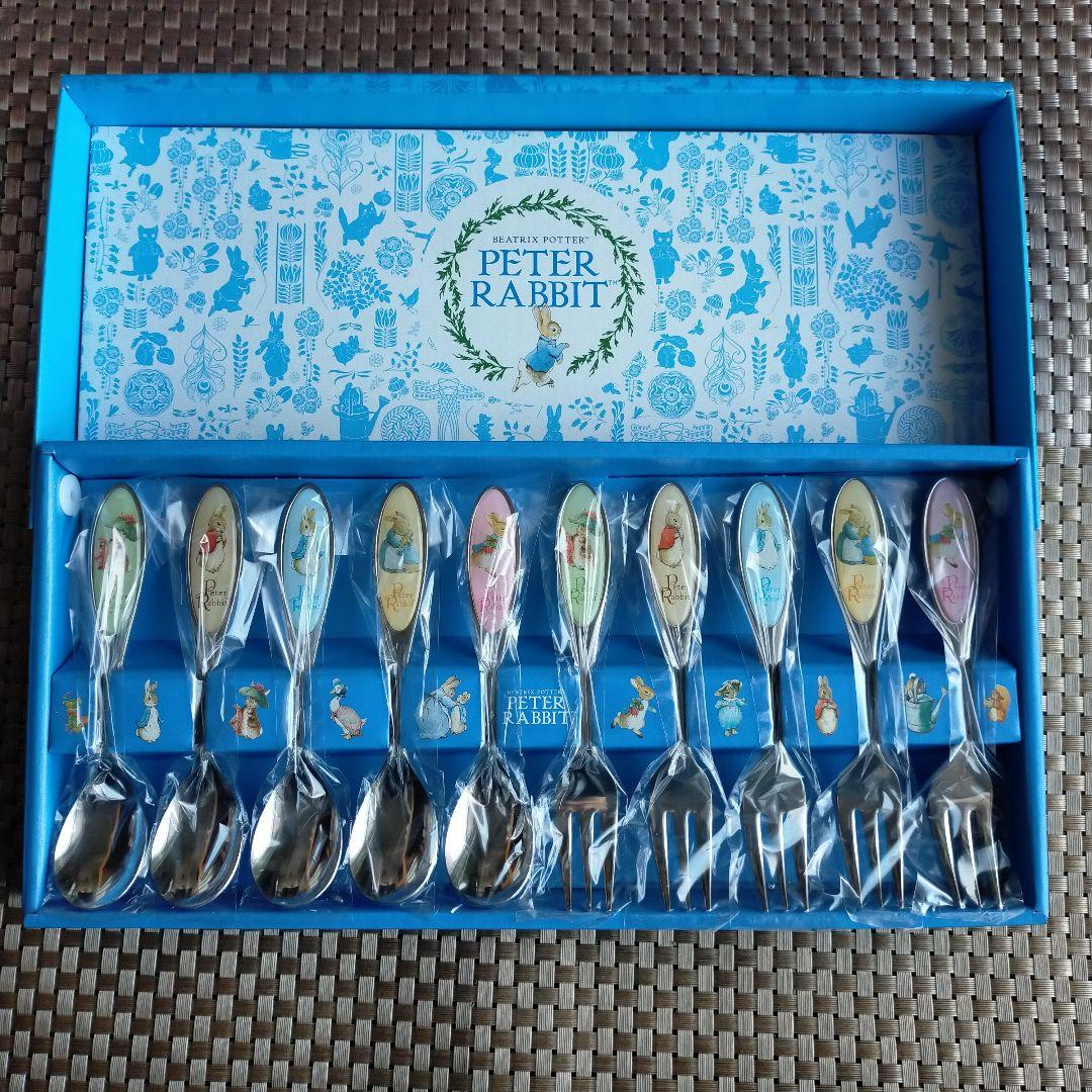 ピーターラビット カトラリーセット スプーン＆フォーク10本セット