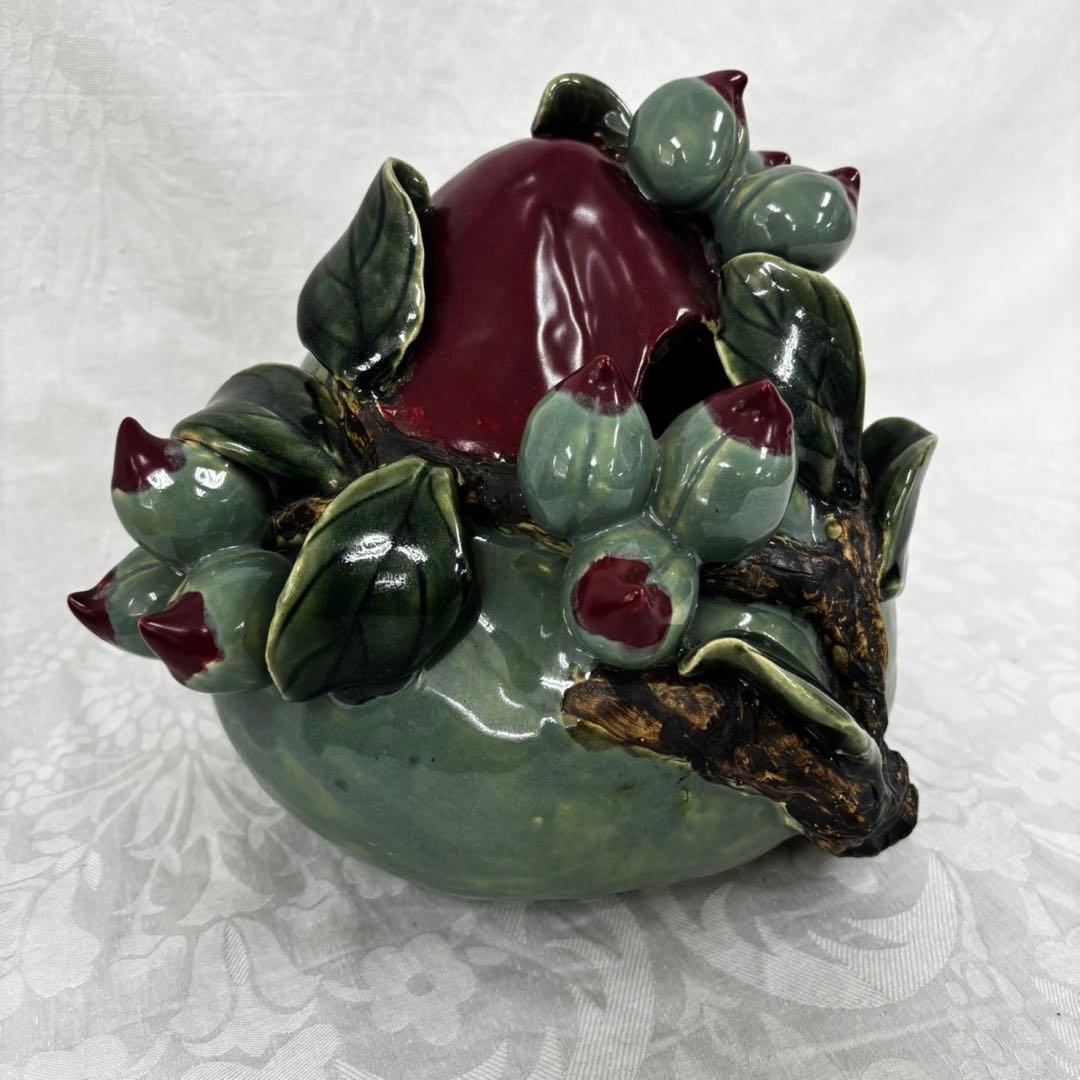 陶器花瓶　アート 花瓶 おしゃれ インド製 ハンドメイド アート 陶器 | Freaks Pottery