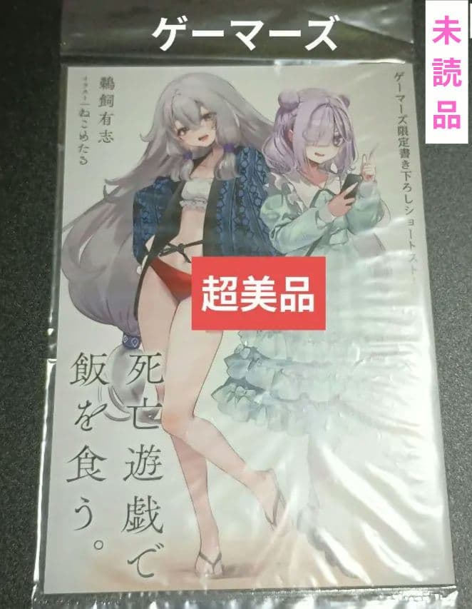 超美品 死亡遊戯で飯を食う。 ゲーマーズ 限定 特典 リーフレット
