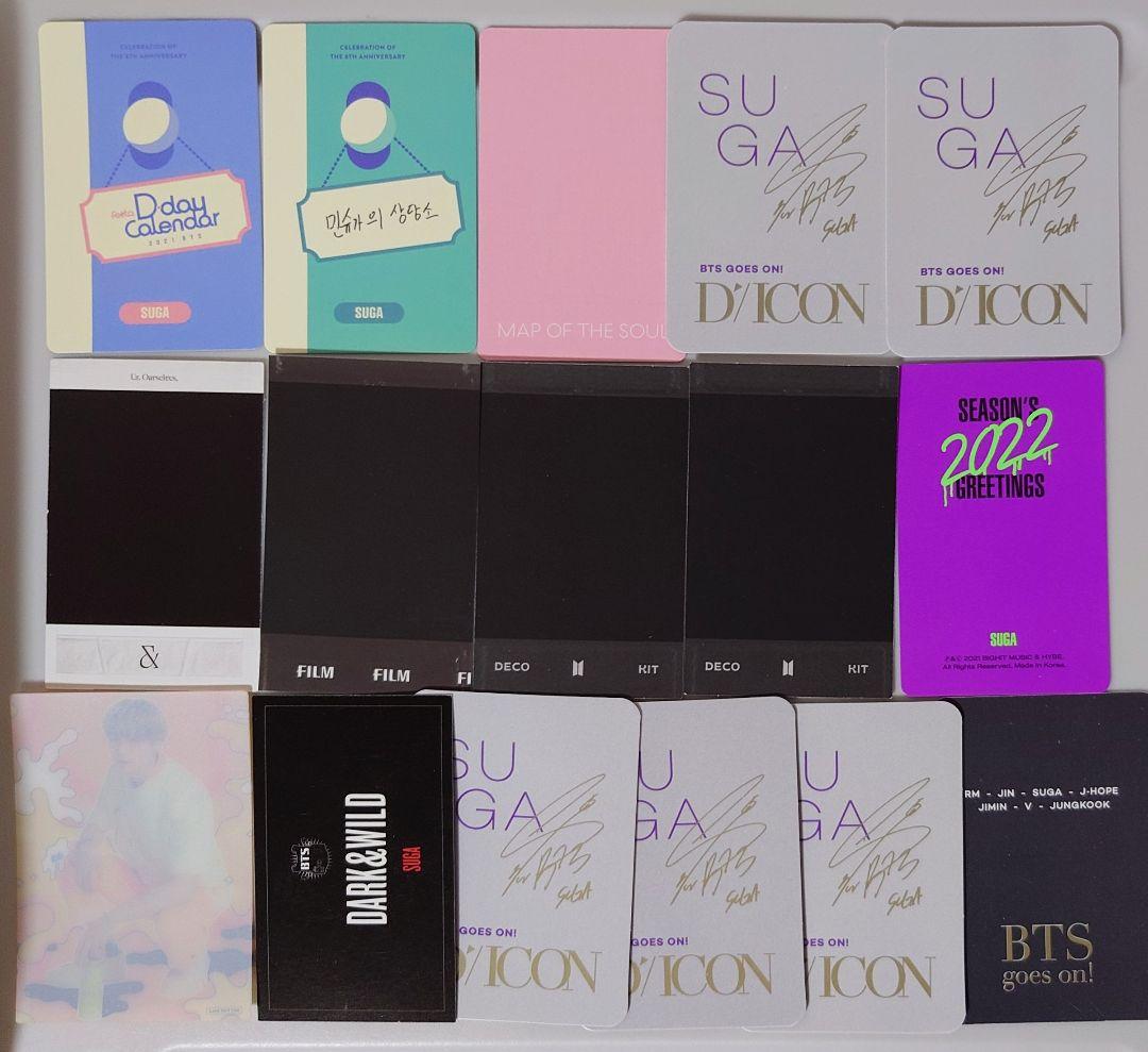 BTS ユンギ SUGA トレカ まとめ売り - メルカリ