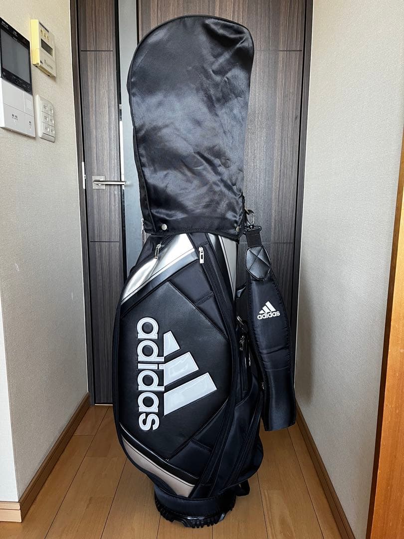 専用 美品adidas アディダス ゴルフ カートキャディバッグ XA227 黒