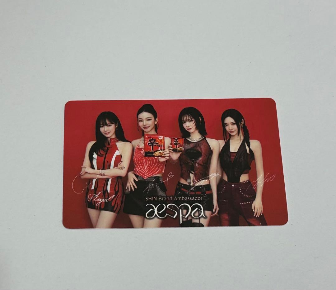 aespa 辛ラーメントレカ - メルカリ