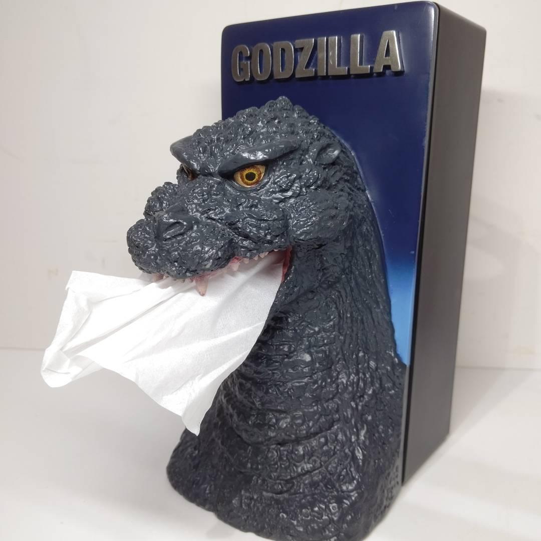 平成ゴジラ BOXティッシュケース 立体感 GODZILLA 迫力 ゴジラヘッド