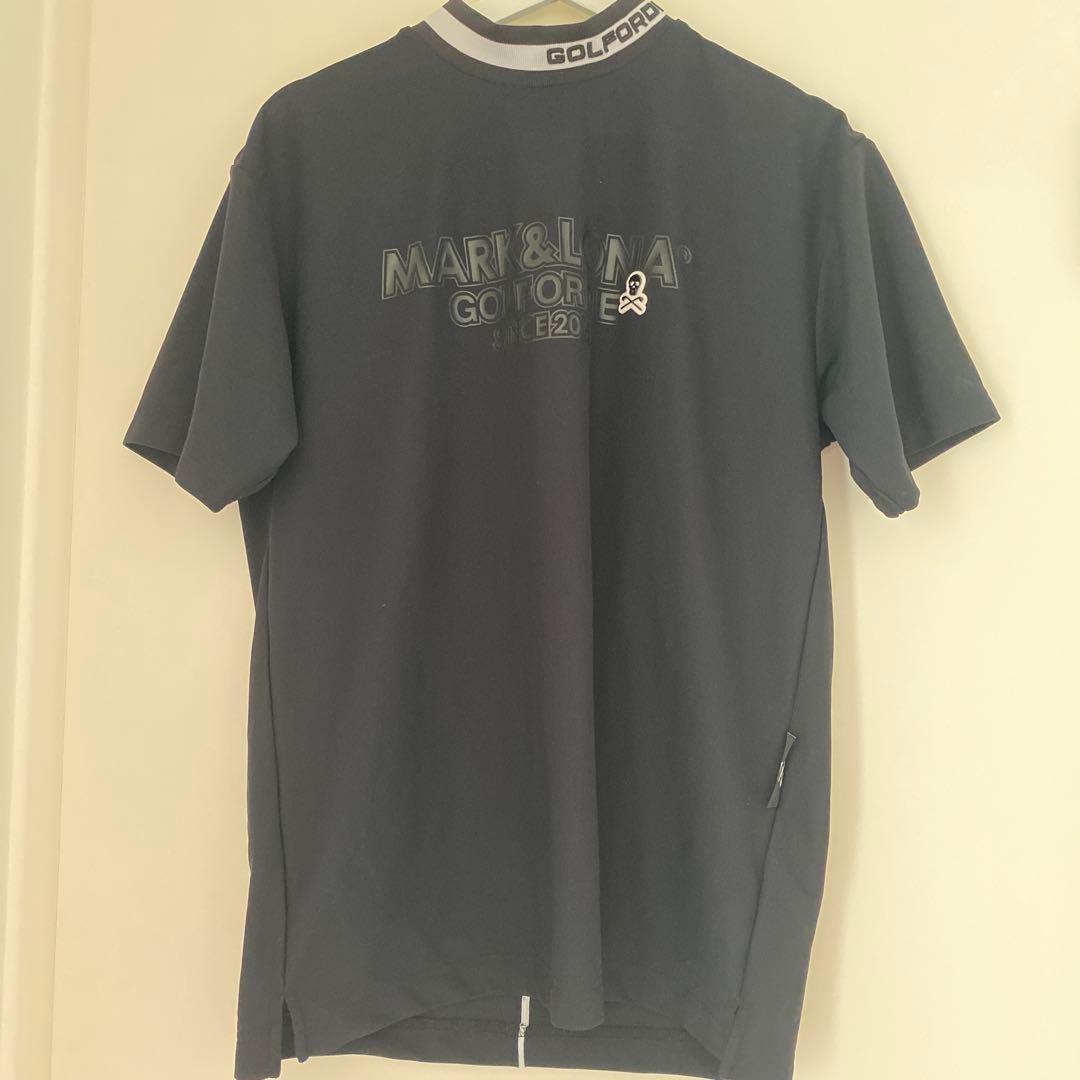 MARK&LONA ゴルフ用シャツ ブラック MARK&LONA ゴルフ用シャツ ブラック
