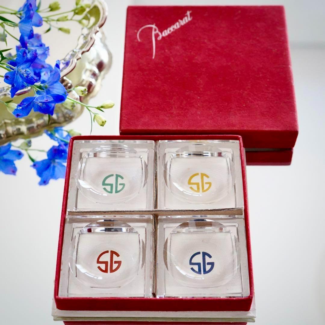 美品☆オ－ルドバカラ☆バターディッシュ 皿☆塩入れ☆ジョセフィーヌ