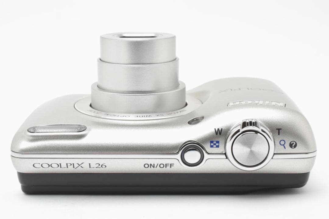 □ 美品 □ ニコン Nikon COOLPIX L26 シルバー 動作OK - メルカリ