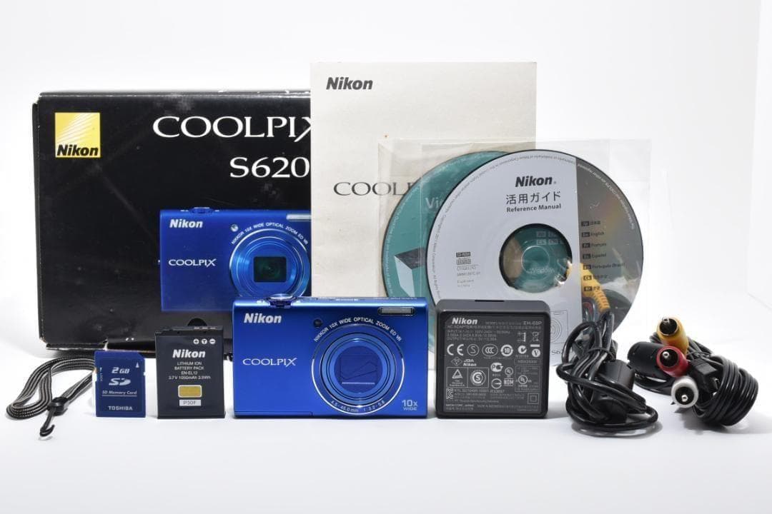 【お値下げ歓迎・ほぼ新品】　Nikon COOLPIX S6200 ブルー 2026年最新】nikon coolpix s6200の人気アイテム - メルカリ