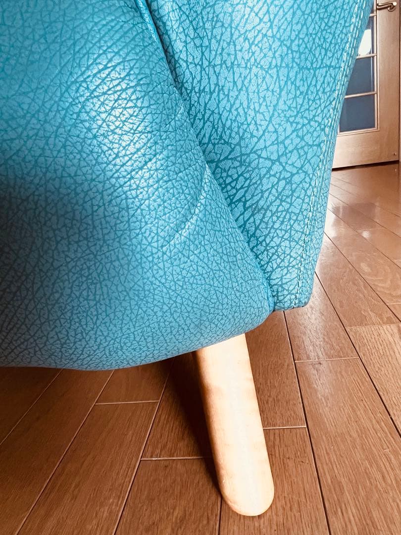 良品】IDC大塚家具 総本革 Soflex社 トリプルソファ - メルカリ