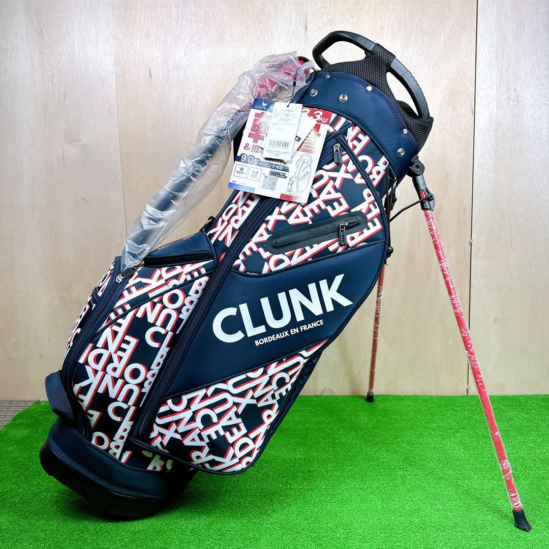 新品未使用 CLUNK キャディバッグ スタンド式 3.3kg 9.0型 軽量