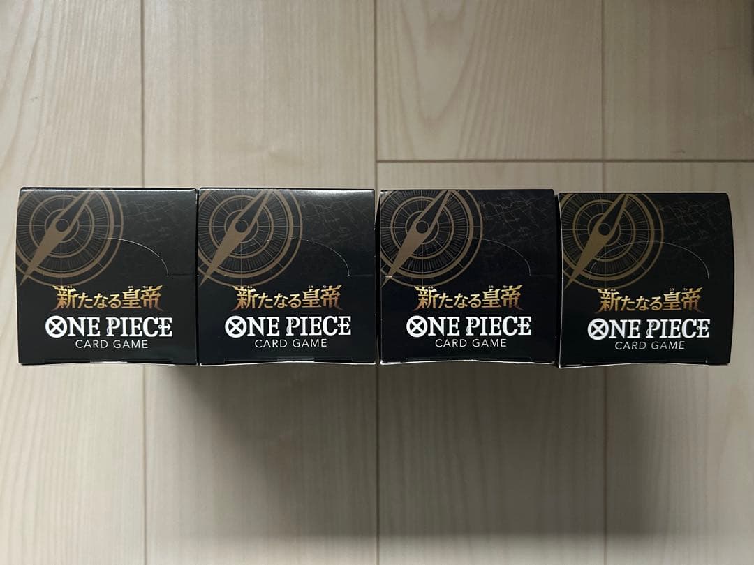 テープ付き ワンピースカードゲーム 新たなる皇帝 4BOX セット - メルカリ