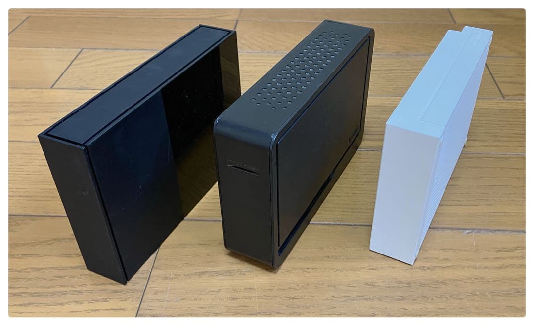 外付けハードディスク HDCZ-UT4WC 4TB 他 2台 HDCZ-UT4WC 外付けHDD USB-A接続 家電録画対応 ホワイト [4TB