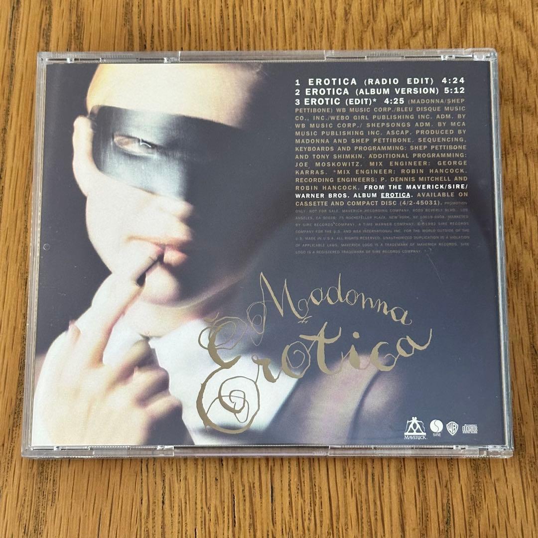 MADONNA マドンナ 米盤プロモCDシングル Erotica エロティカ - メルカリ