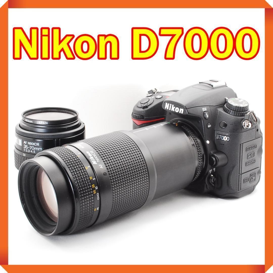 シャッター数6929回 Nikon D7000 一眼レフカメラ ダブルレンズ - メルカリ