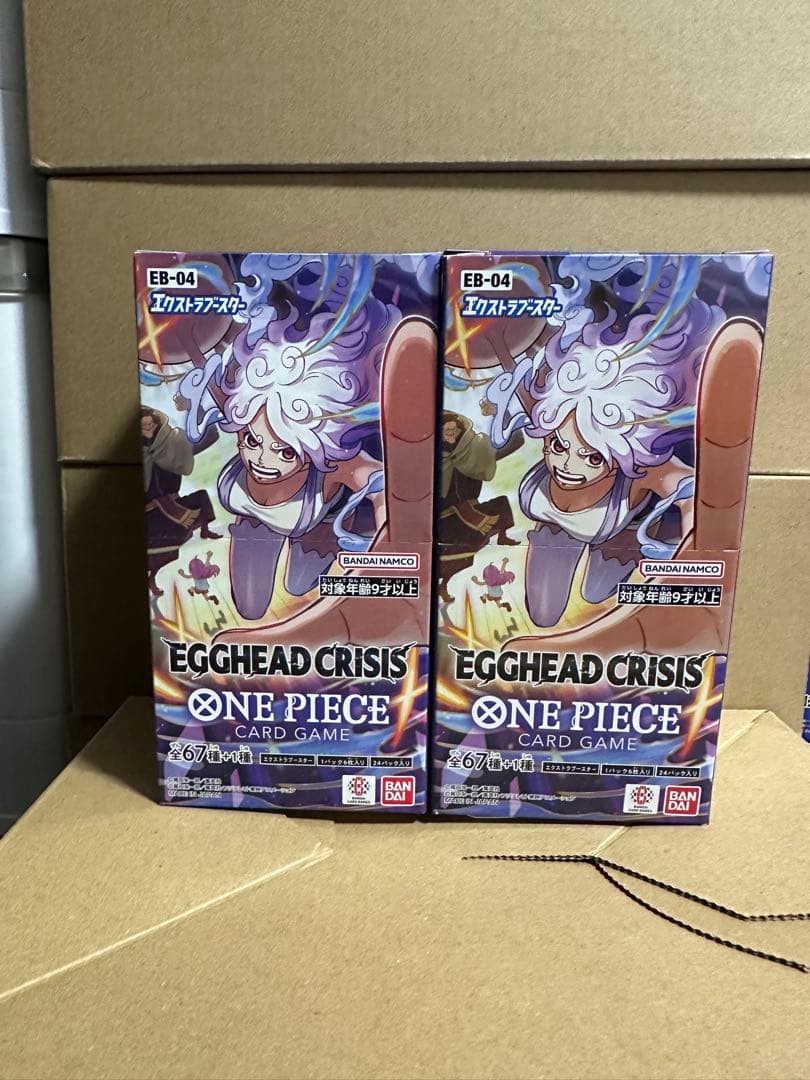 ワンピースカードEGGHEAD CRISIS エッグヘッド 2BOX テープ付き - メルカリ