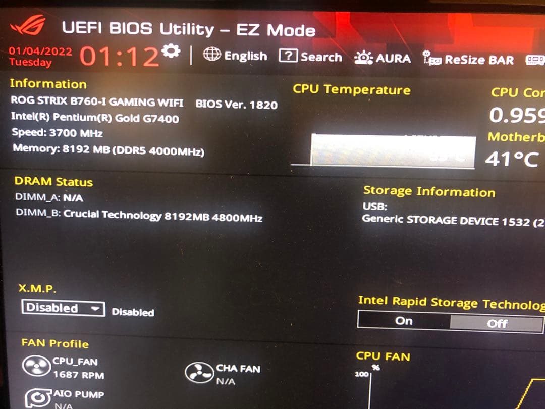 ASUS ROG STRIX B760-I WIFI【訳あり/保証あり】