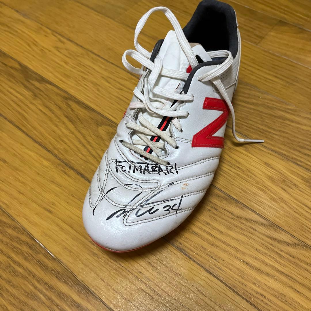 new balance サッカー スパイクシューズ 442(サイン入り) - メルカリ