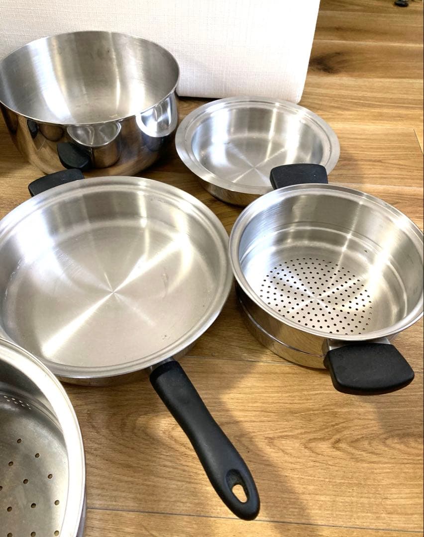 Amway アムウェイ 鍋、フライパン、蒸器等 使用品、未使用品混在 写真