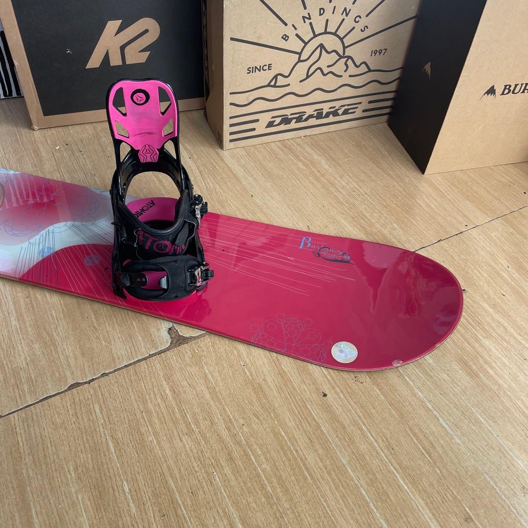 BURTON バートン 希少130代 ATOMICバイン付 スノーボードセット - メルカリ