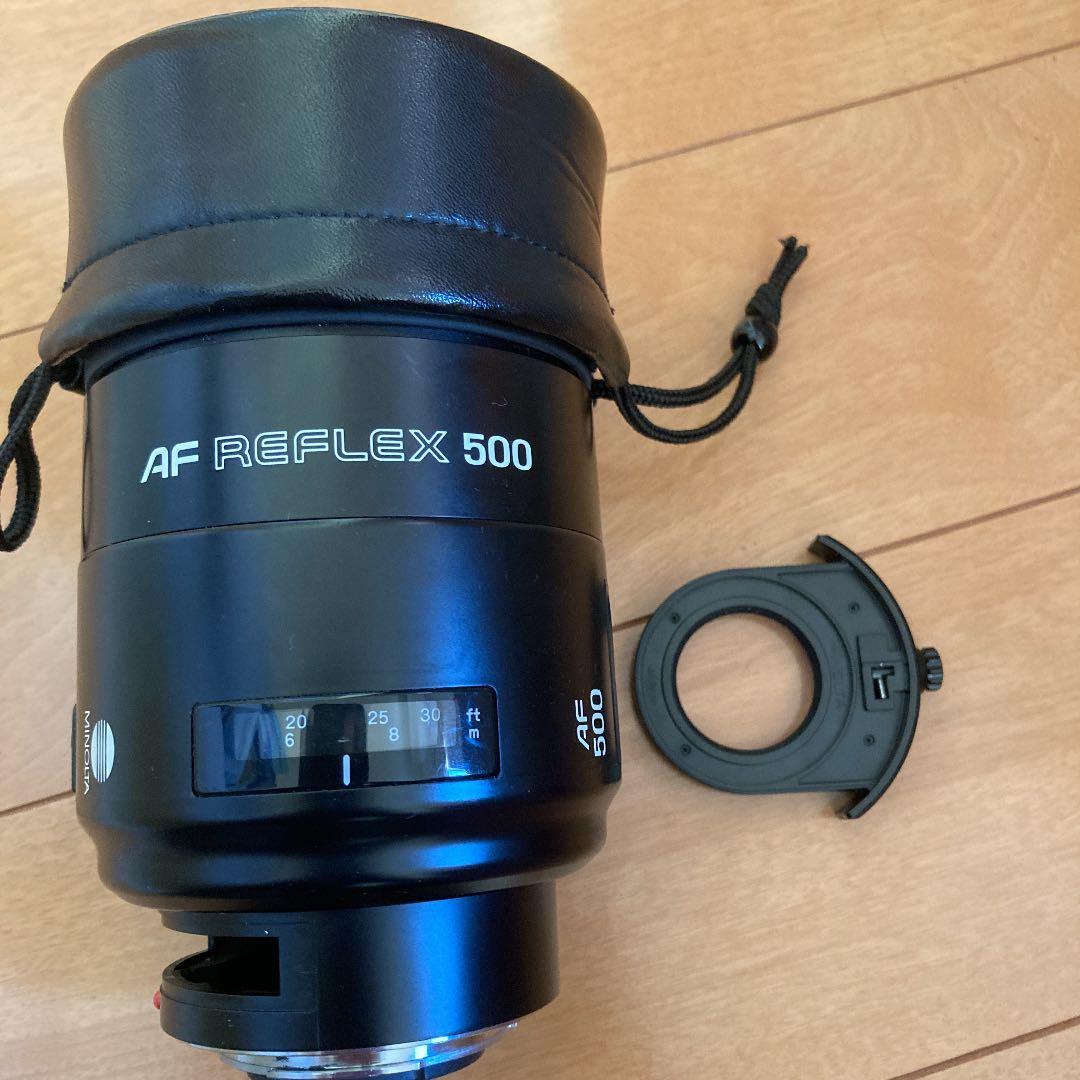 ミノルタ MINOLTA AF REFLEX 500mm F8 ミラーレンズ - レンズ(ズーム