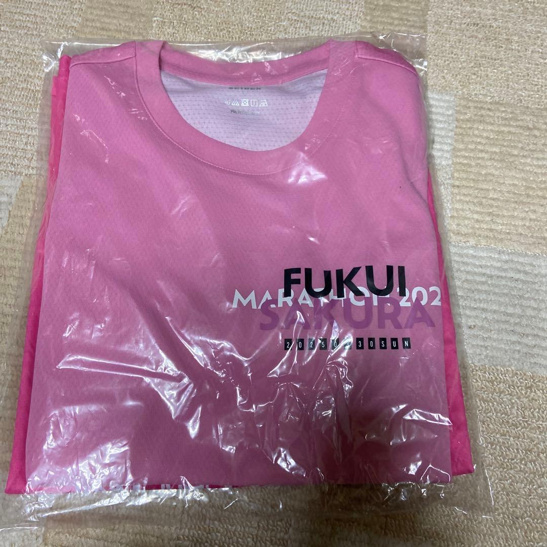 ふくい桜マラソン参加賞Tシャツ2024 2025 2枚セット - メルカリ