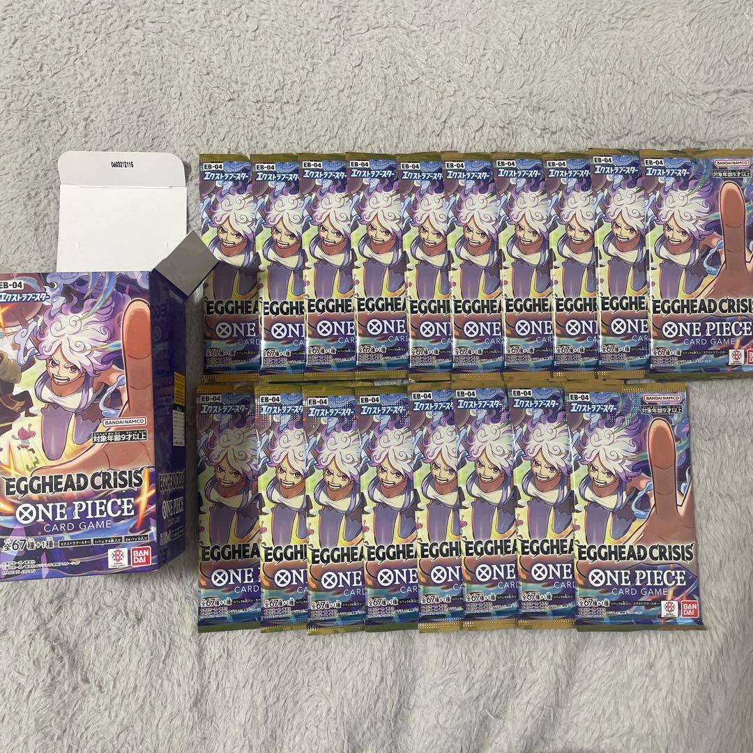 ワンピースカード エッグヘッドクライシス 未開封パック 18 - メルカリ
