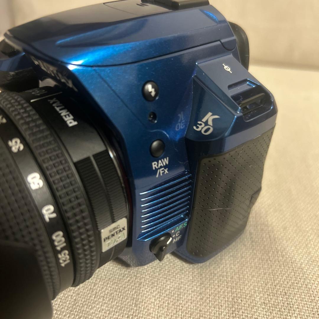 値下げ ジャンク品 PENTAX k-30 クリスタルブルー 動作未確認 | Shop