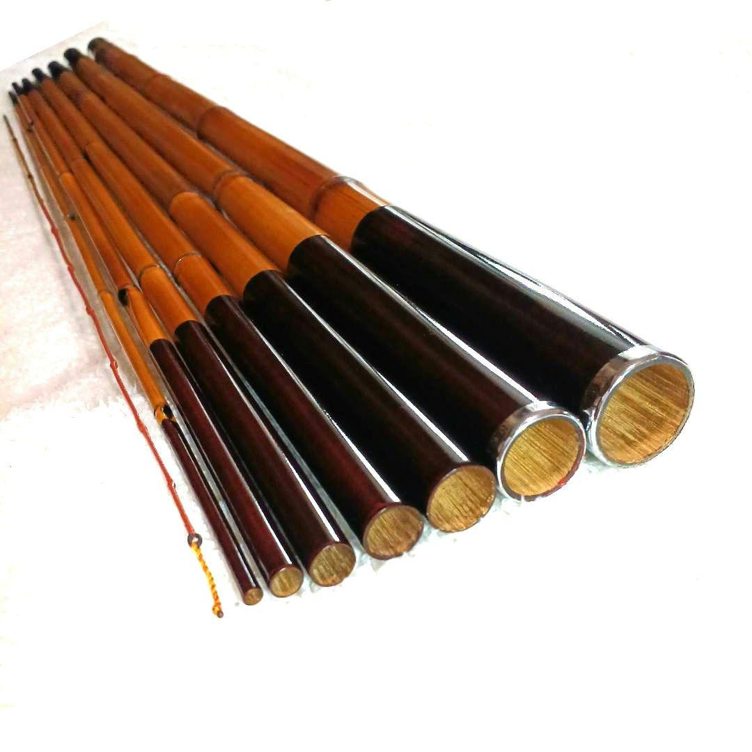 良品 竿よし作 ヤマメ竿 5.3m 渓流竿 万能竿 鮎竿 タナゴ竿 和竿 竹竿