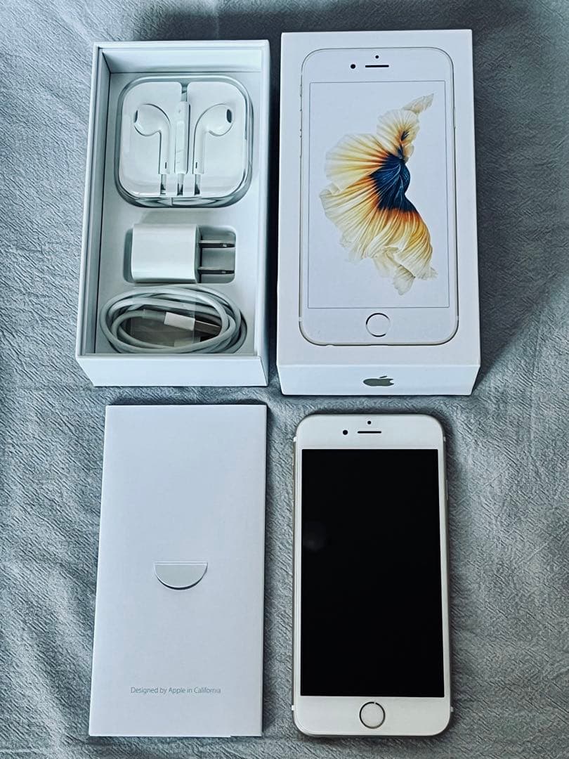 Apple iPhone6s 32GB ゴールドSIMフリー バッテリー100% 新品 未使用品 白ロム]SIMフリー iphone 6s 32gb Gold ゴールド