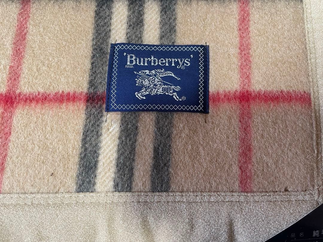 Burberrys 純毛毛布 オールラム100％ 140×200 - メルカリ
