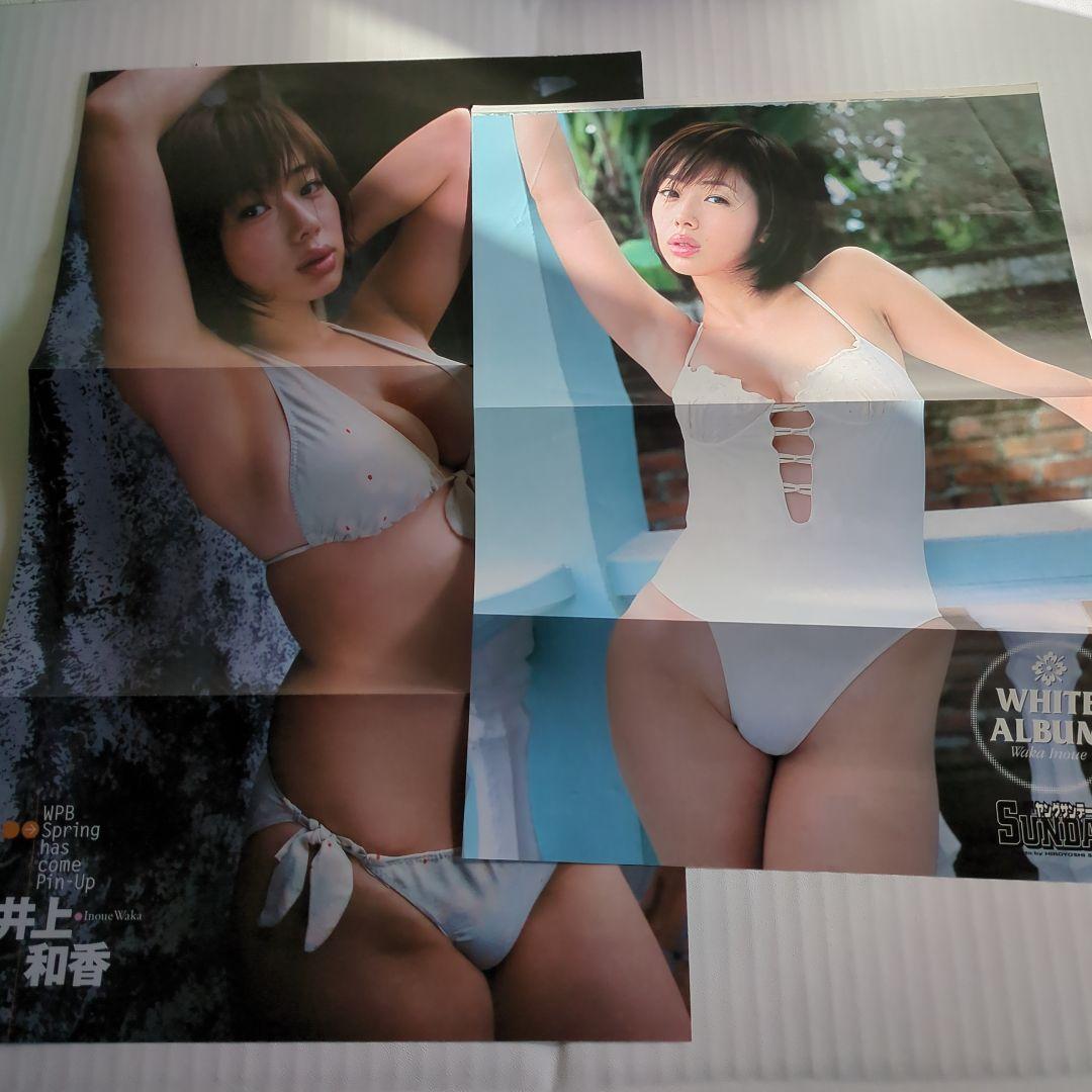 週間 ヤングサンデー　井上和香　他ピンナップ、切り抜きなど　おまけ　【中古】