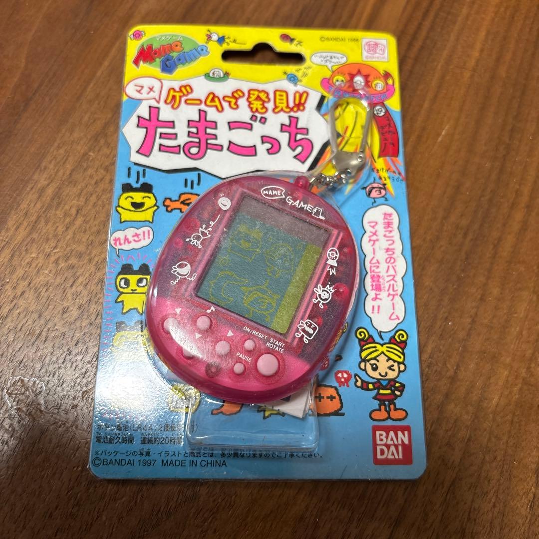 新品未開封】 マメ ゲームで発見たまごっち クリアピンク - メルカリ