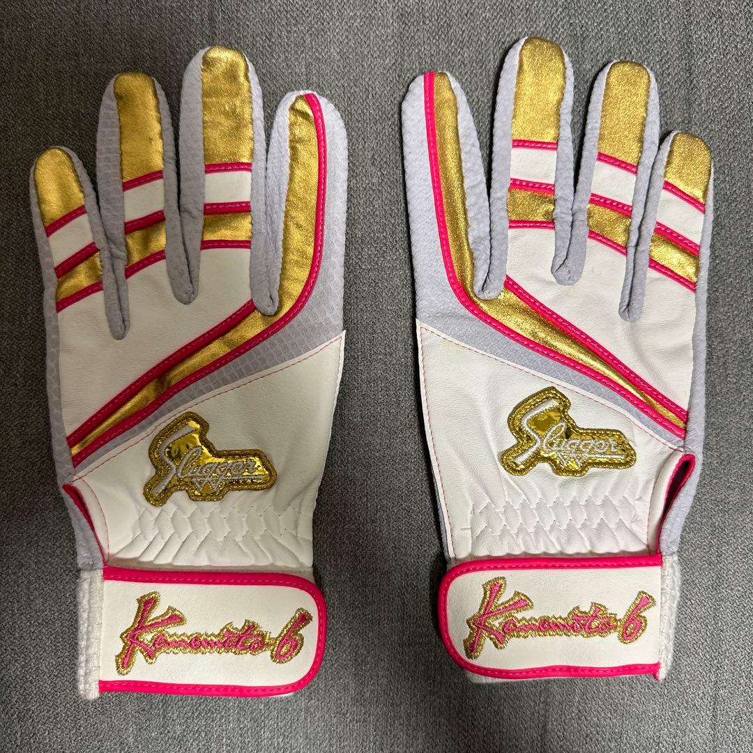 金本知憲 支給品 バッティンググローブ 手袋 未使用 阪神タイガース