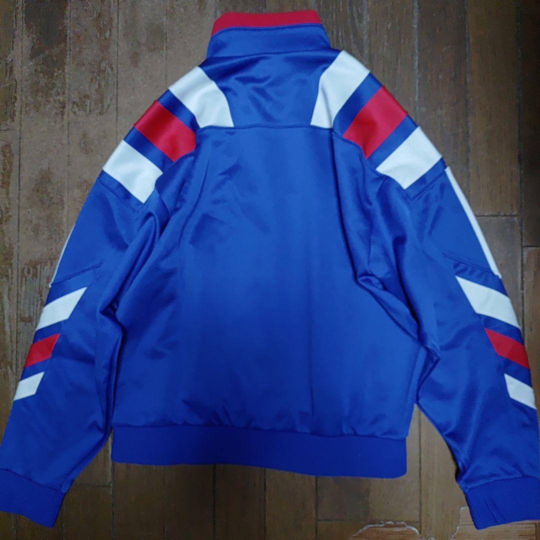 adidasアディダス90s日本製トラックジャケット青白赤トリコロールL